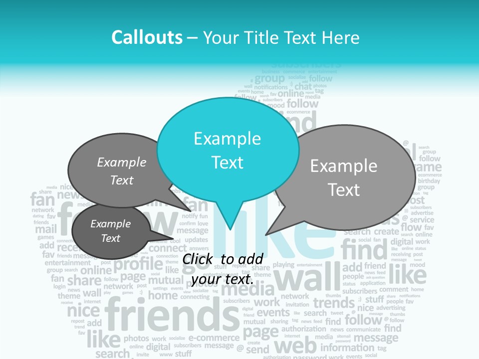 Community Communication Well PowerPoint Template