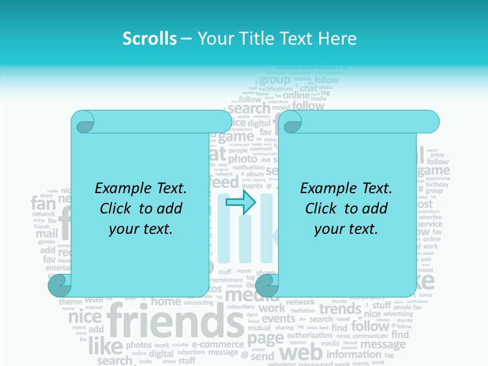 Community Communication Well PowerPoint Template