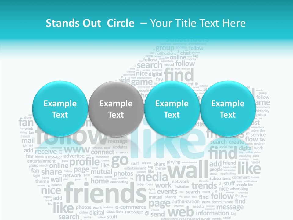 Community Communication Well PowerPoint Template
