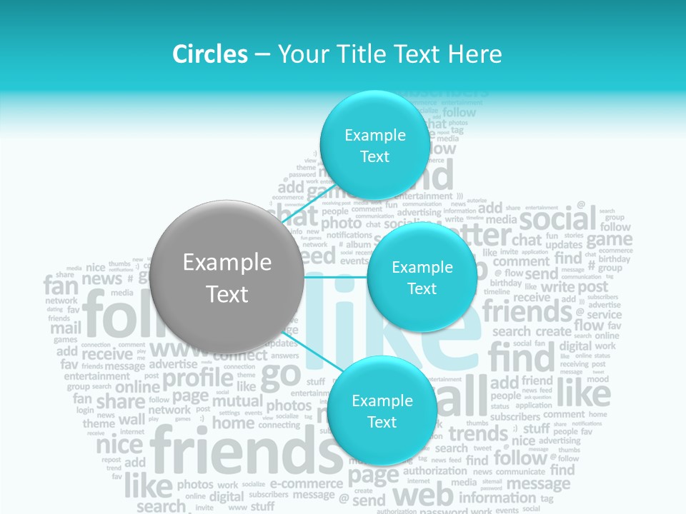 Community Communication Well PowerPoint Template