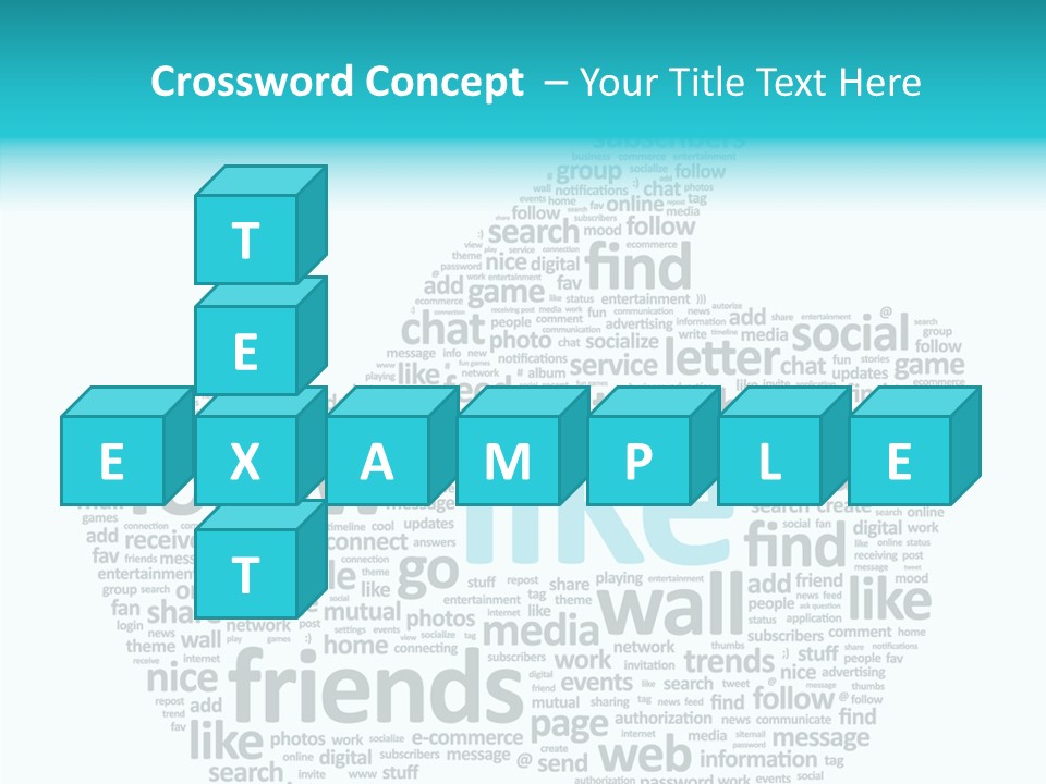 Community Communication Well PowerPoint Template