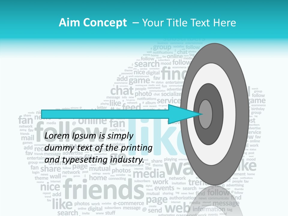 Community Communication Well PowerPoint Template