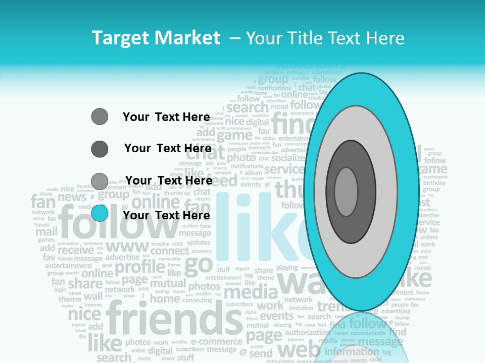 Community Communication Well PowerPoint Template