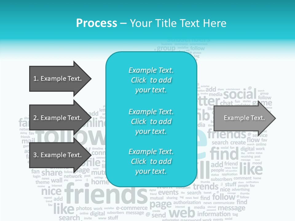 Community Communication Well PowerPoint Template