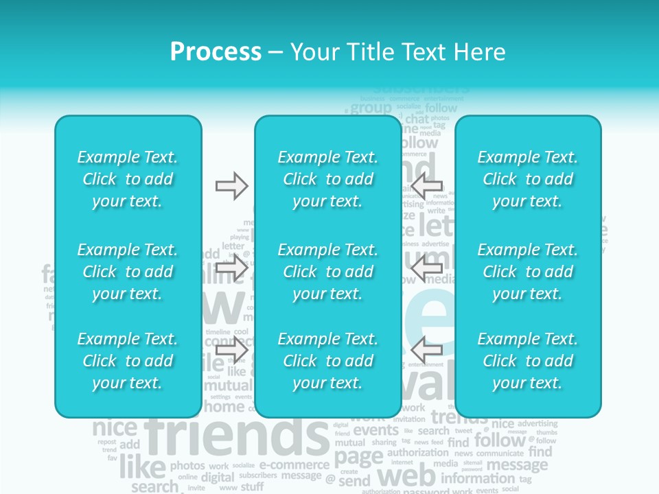 Community Communication Well PowerPoint Template