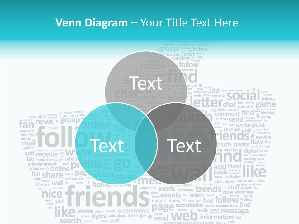 Community Communication Well PowerPoint Template