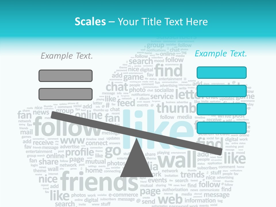 Community Communication Well PowerPoint Template