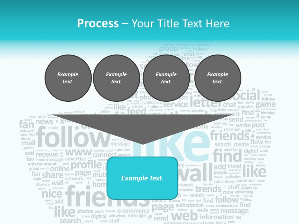 Community Communication Well PowerPoint Template