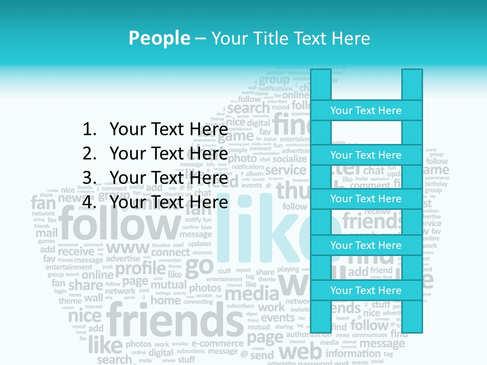 Community Communication Well PowerPoint Template