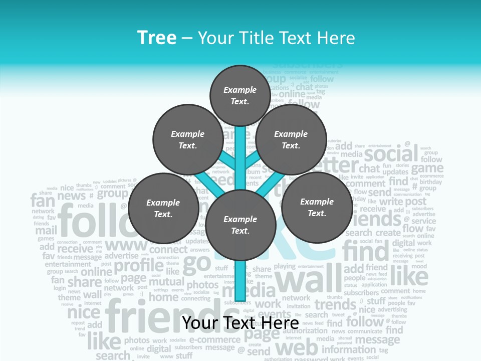 Community Communication Well PowerPoint Template