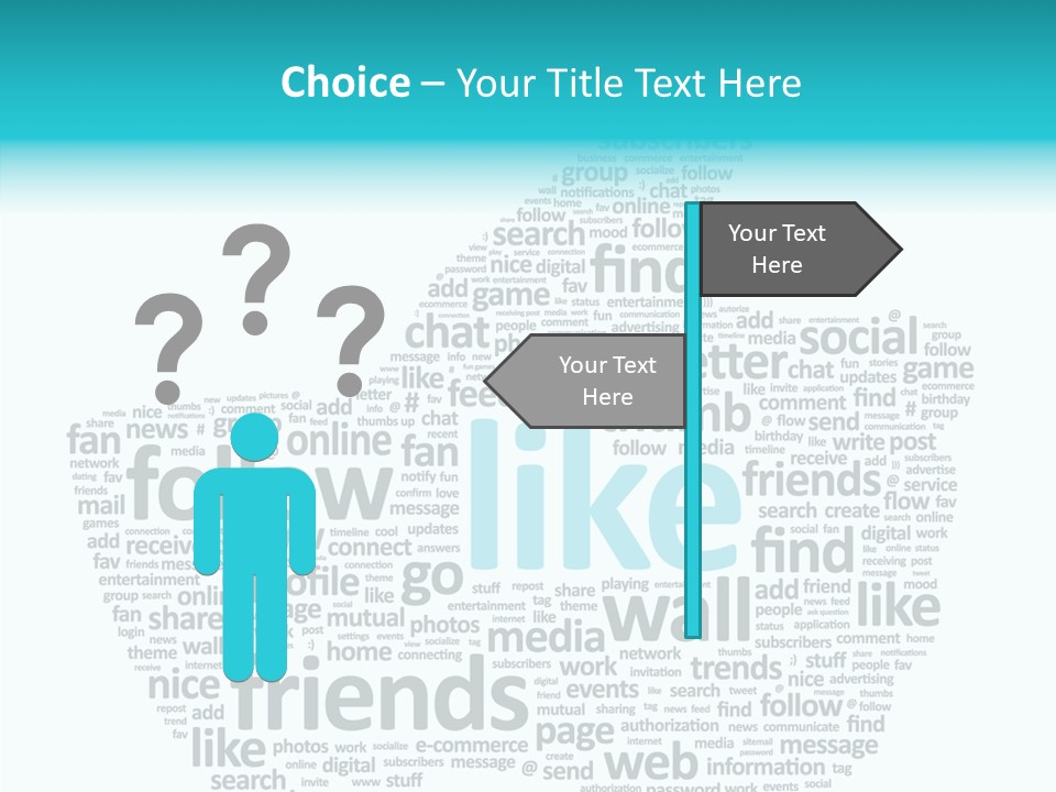 Community Communication Well PowerPoint Template