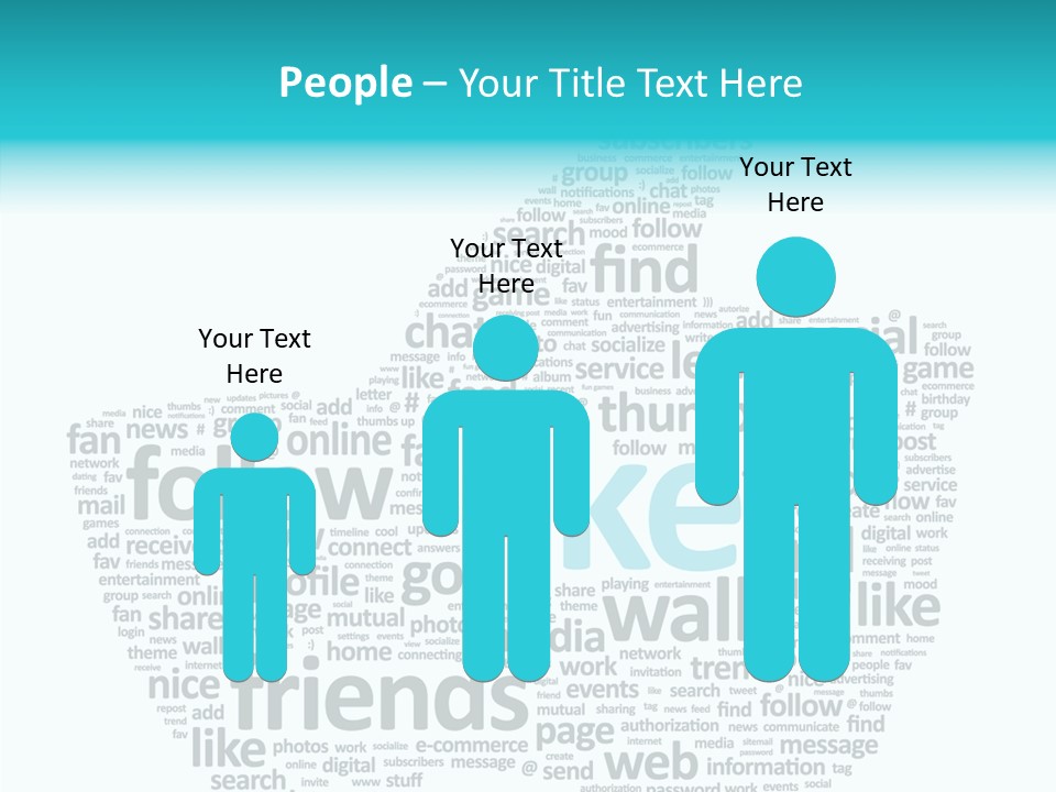 Community Communication Well PowerPoint Template