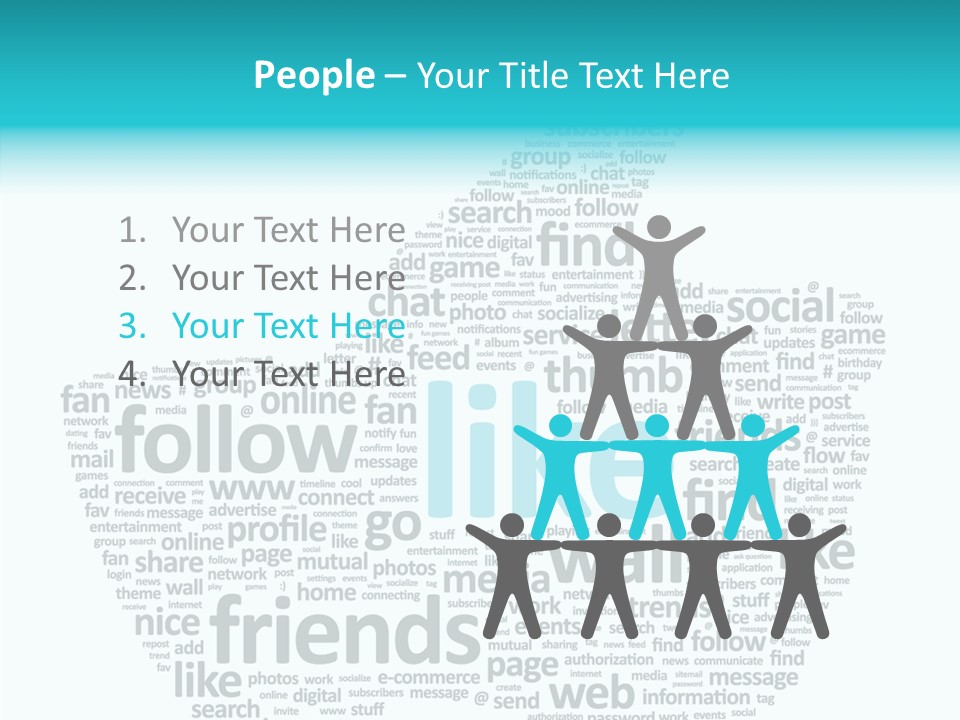 Community Communication Well PowerPoint Template