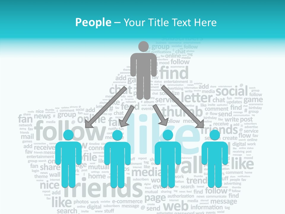 Community Communication Well PowerPoint Template