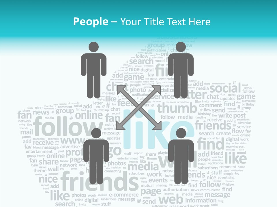 Community Communication Well PowerPoint Template