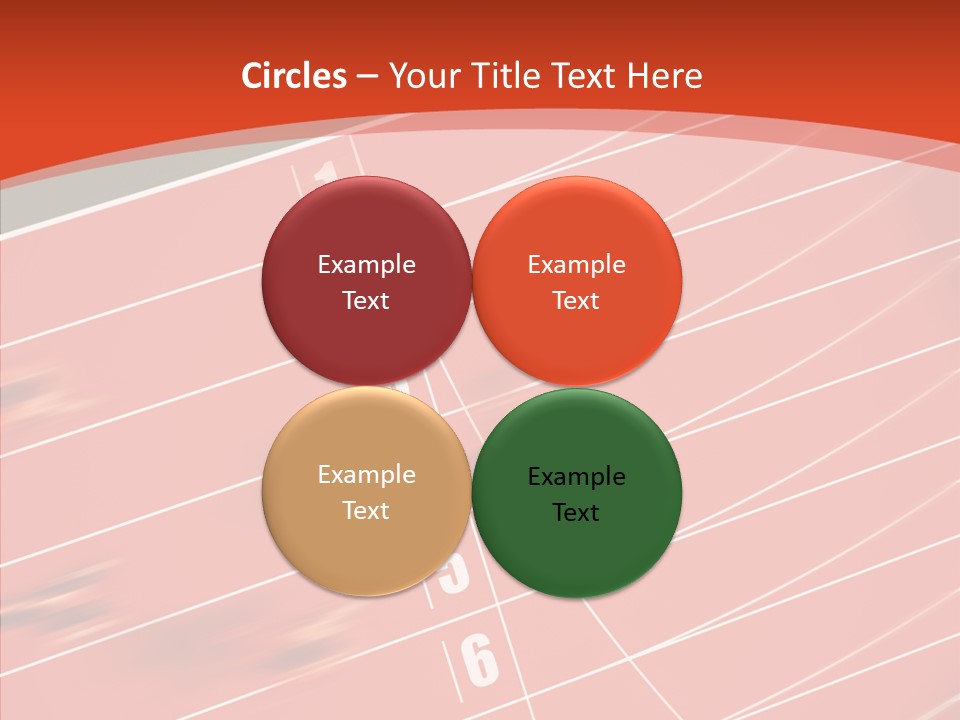 Stadium Start Healthy PowerPoint Template