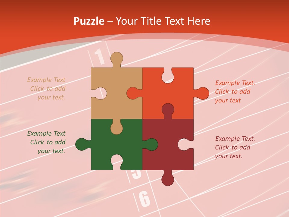 Stadium Start Healthy PowerPoint Template