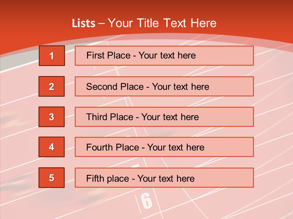 Stadium Start Healthy PowerPoint Template