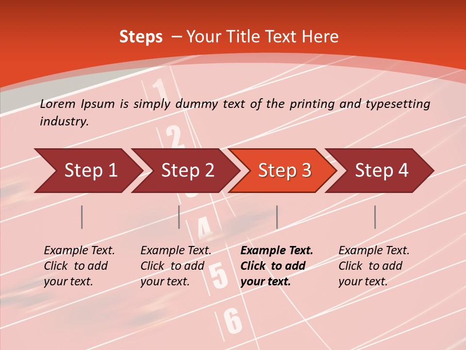 Stadium Start Healthy PowerPoint Template