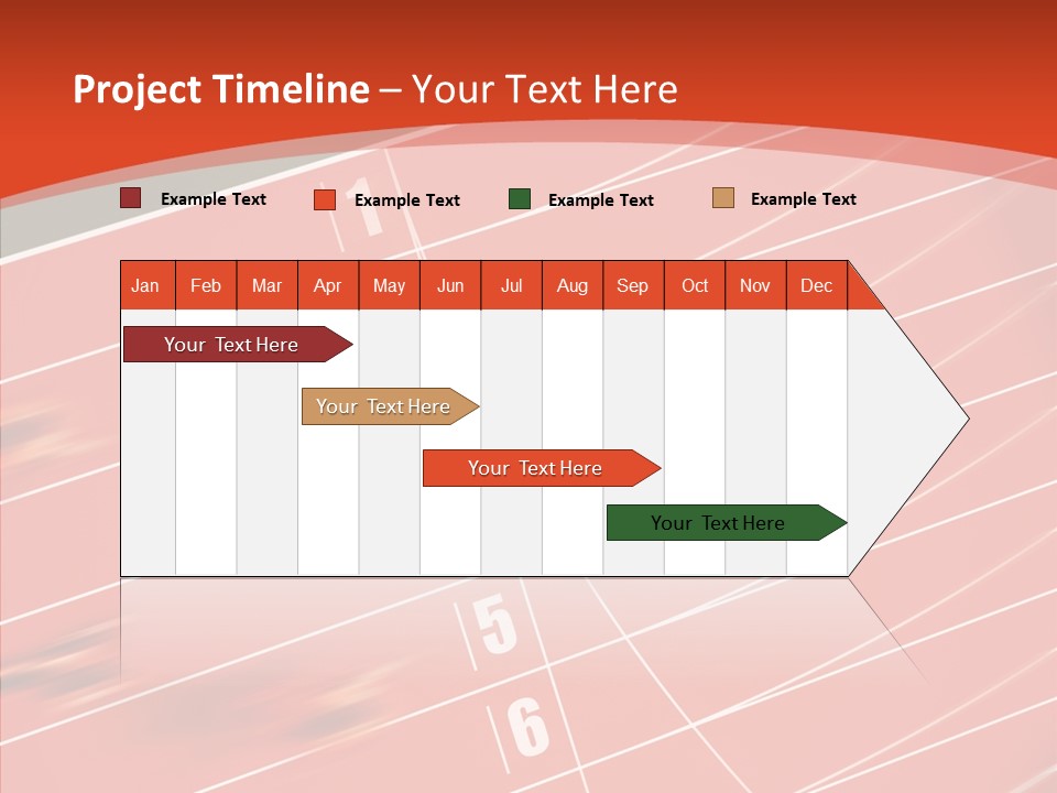Stadium Start Healthy PowerPoint Template