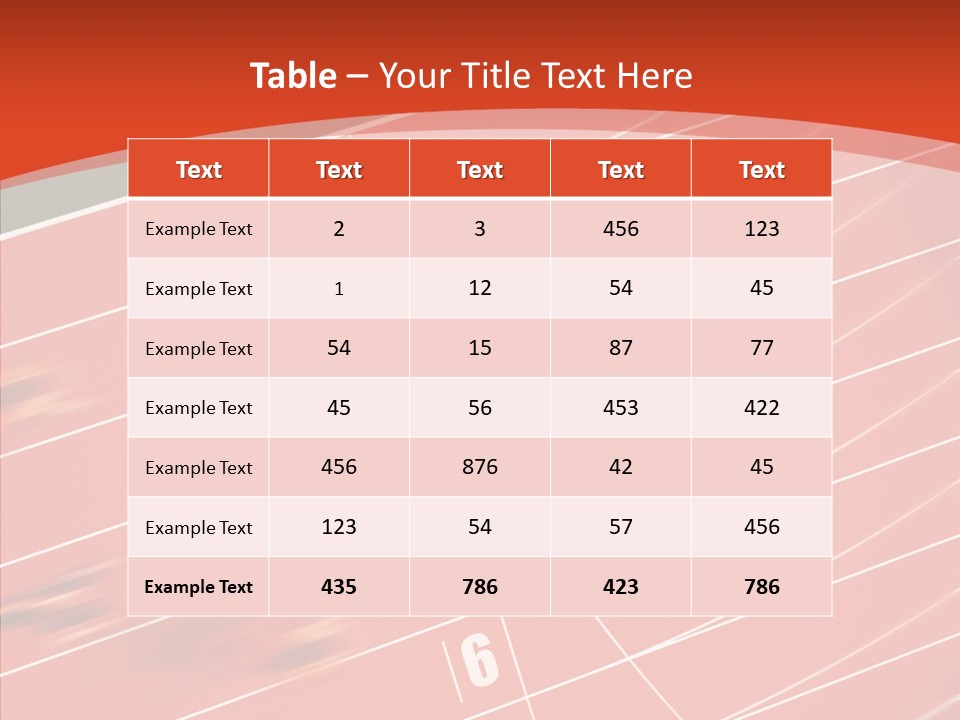 Stadium Start Healthy PowerPoint Template