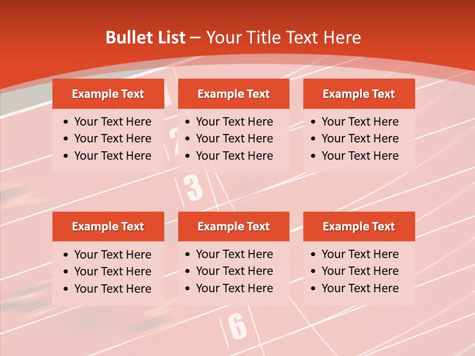 Stadium Start Healthy PowerPoint Template