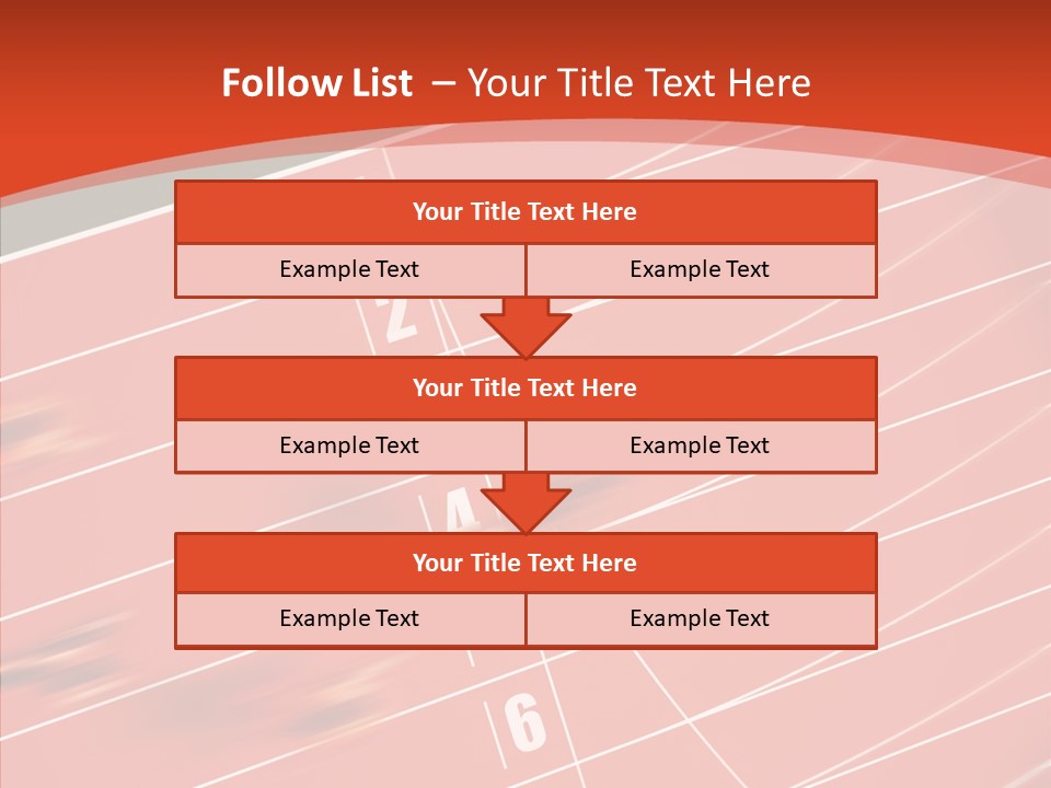 Stadium Start Healthy PowerPoint Template