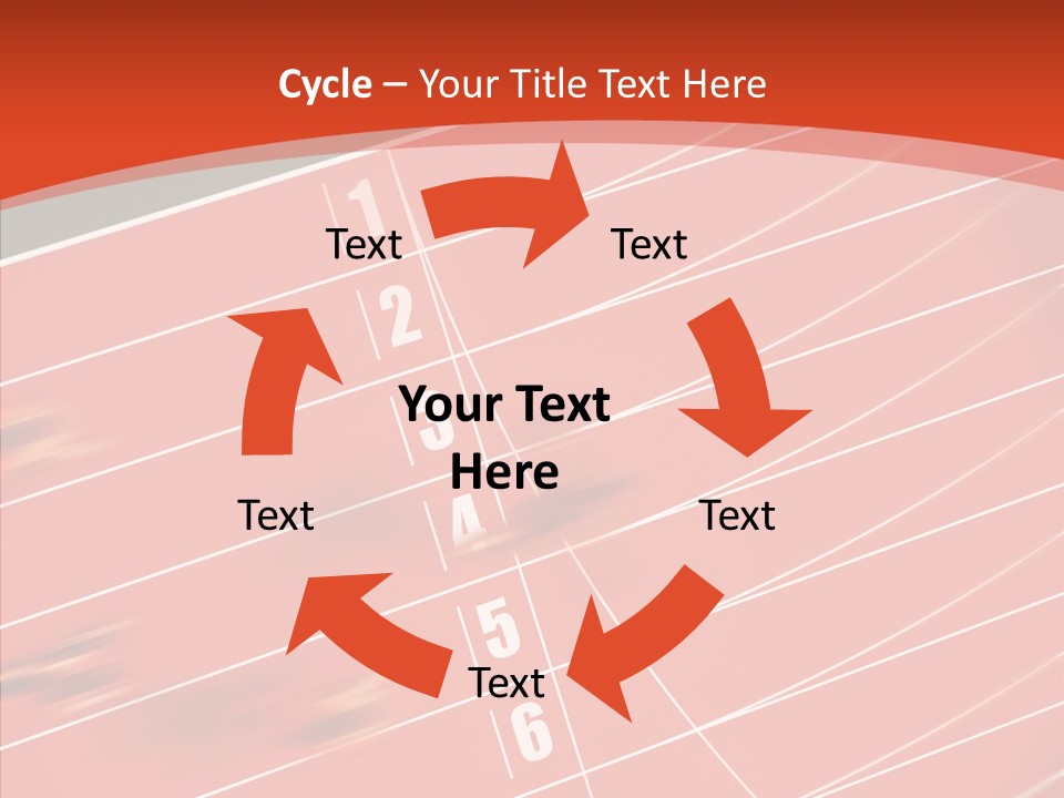 Stadium Start Healthy PowerPoint Template
