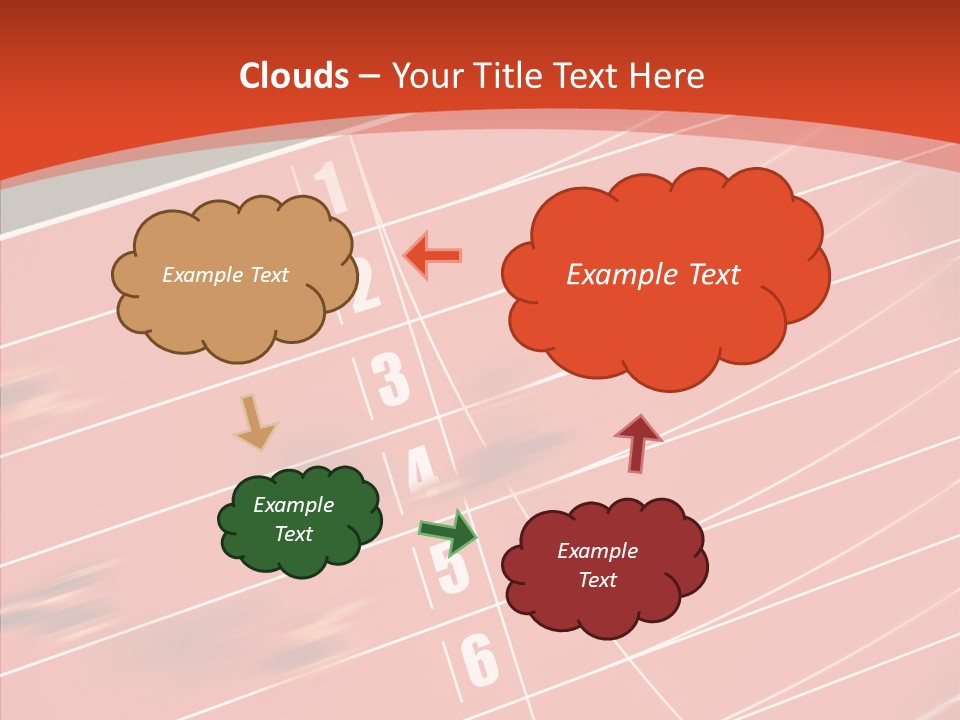 Stadium Start Healthy PowerPoint Template