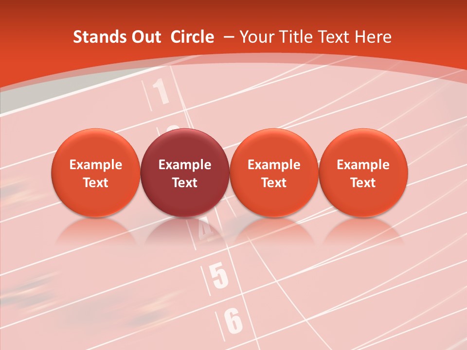 Stadium Start Healthy PowerPoint Template