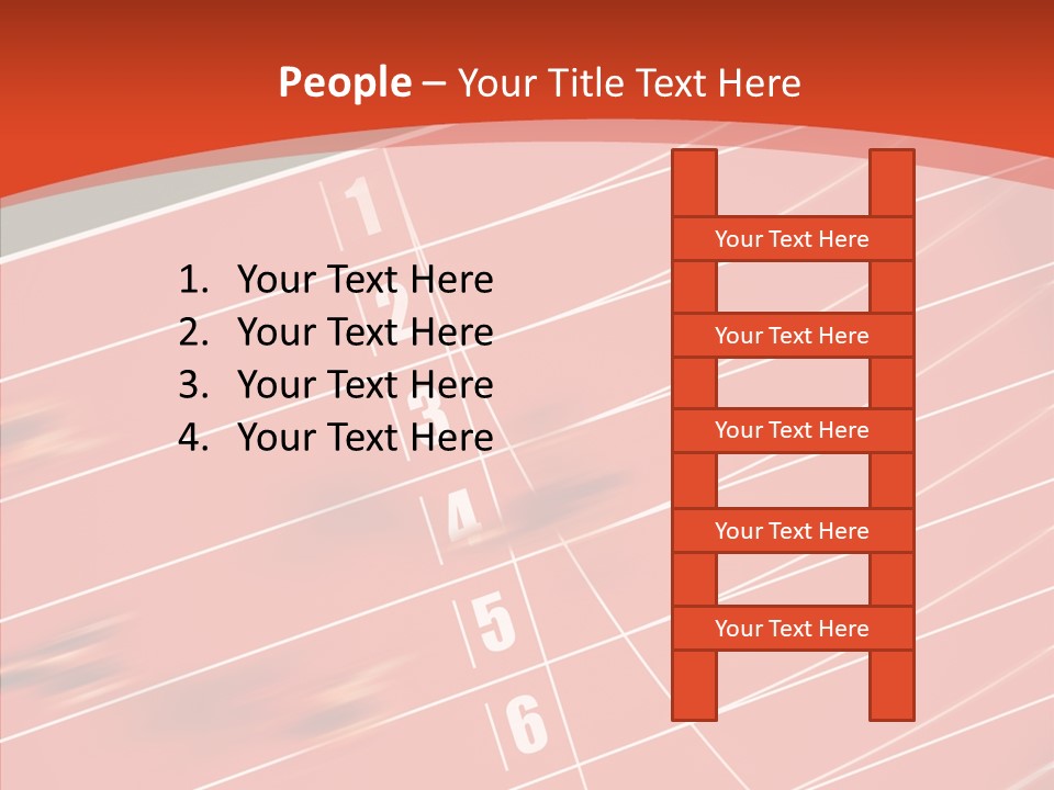 Stadium Start Healthy PowerPoint Template