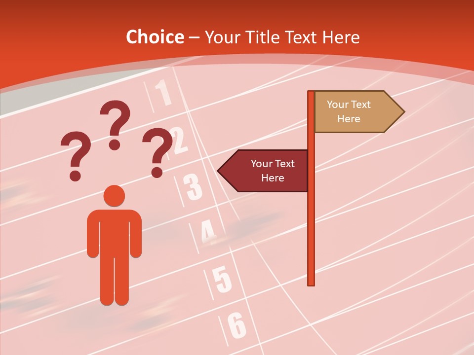 Stadium Start Healthy PowerPoint Template