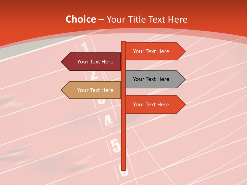 Stadium Start Healthy PowerPoint Template