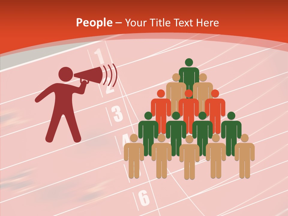 Stadium Start Healthy PowerPoint Template