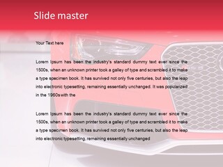 Audi German Lamp PowerPoint Template