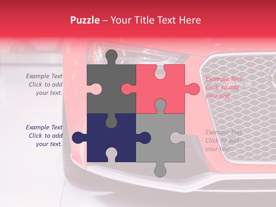 Audi German Lamp PowerPoint Template