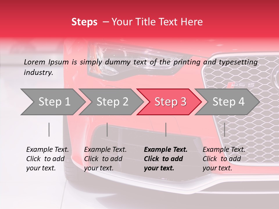 Audi German Lamp PowerPoint Template