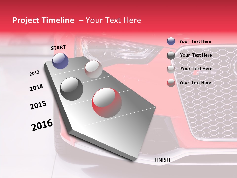 Audi German Lamp PowerPoint Template