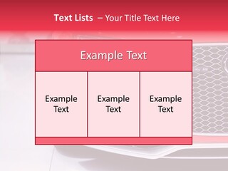 Audi German Lamp PowerPoint Template