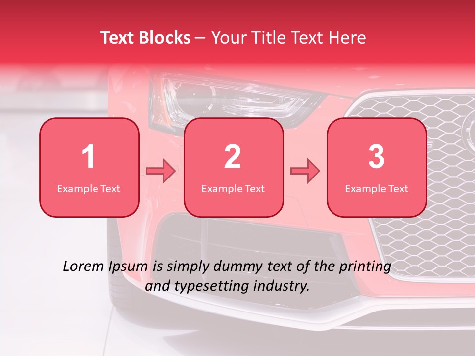 Audi German Lamp PowerPoint Template