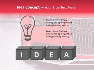Audi German Lamp PowerPoint Template