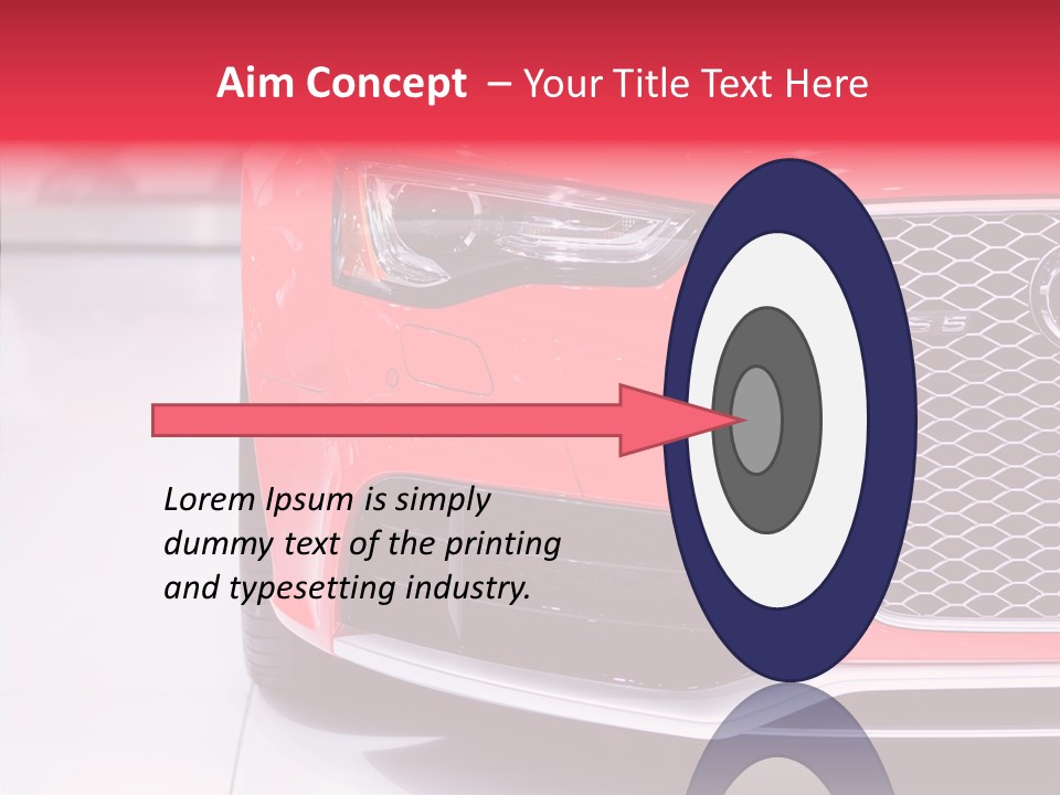 Audi German Lamp PowerPoint Template