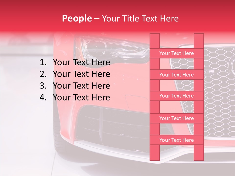 Audi German Lamp PowerPoint Template