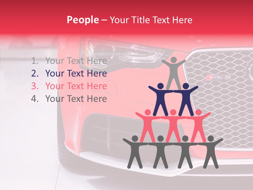 Audi German Lamp PowerPoint Template