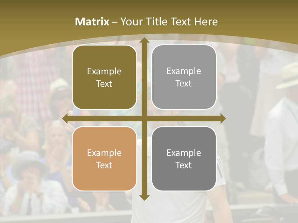 Compete Tournament White PowerPoint Template