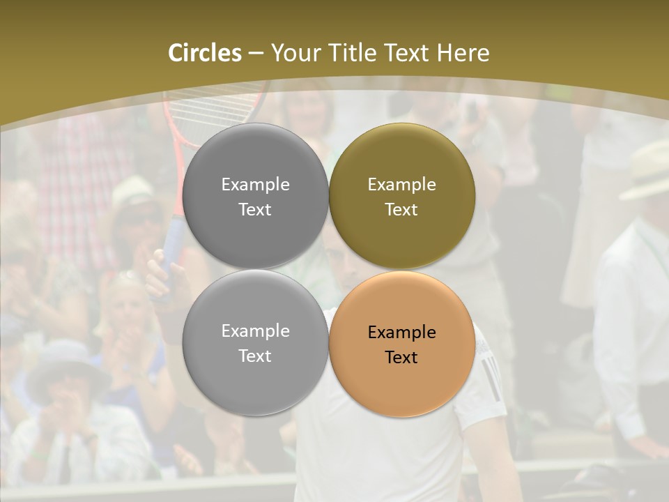 Compete Tournament White PowerPoint Template