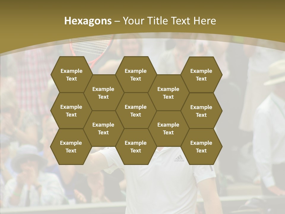 Compete Tournament White PowerPoint Template