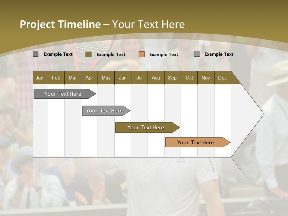 Compete Tournament White PowerPoint Template