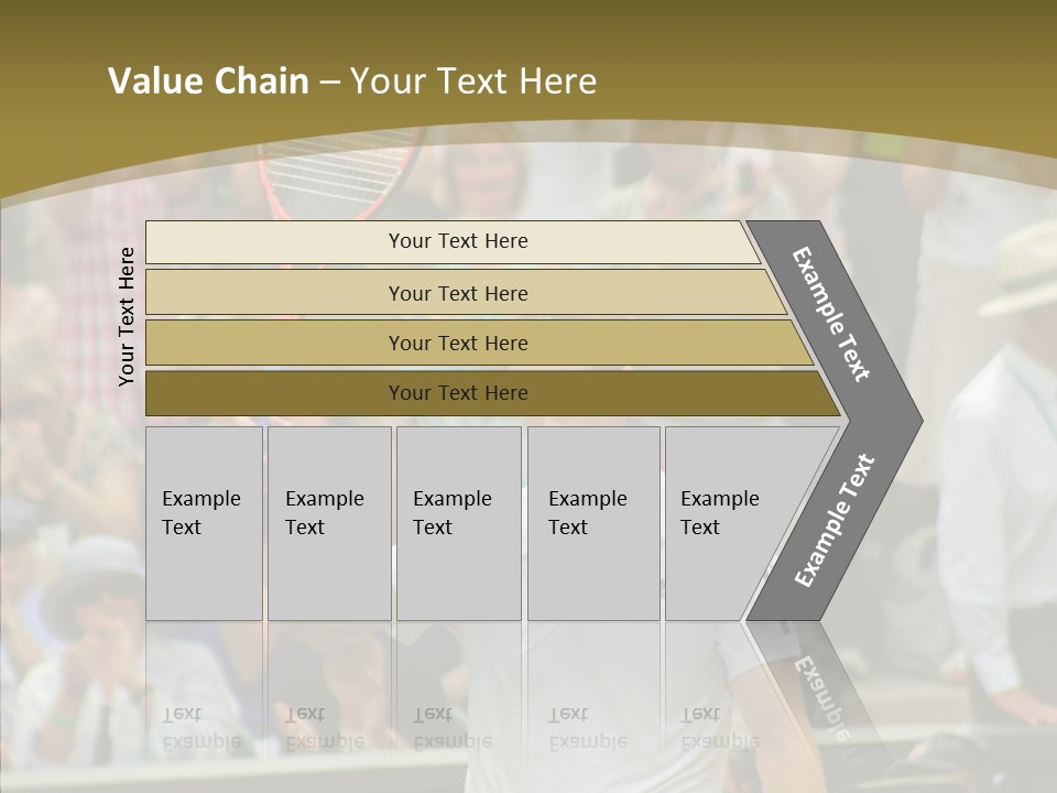 Compete Tournament White PowerPoint Template