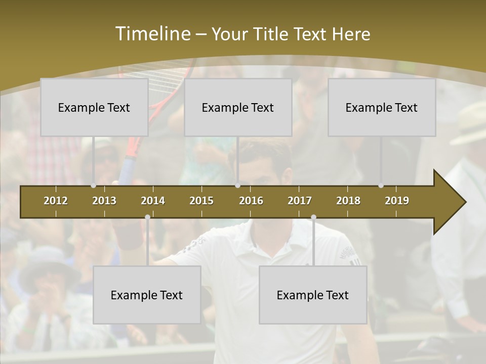 Compete Tournament White PowerPoint Template